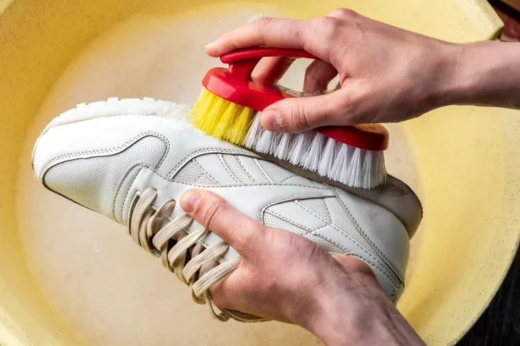 How to get blood out of shoes