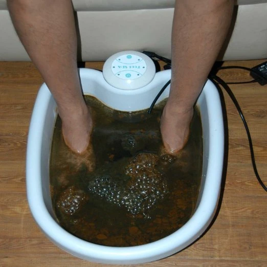 Ionic Detox Foot Bath Water Color Change