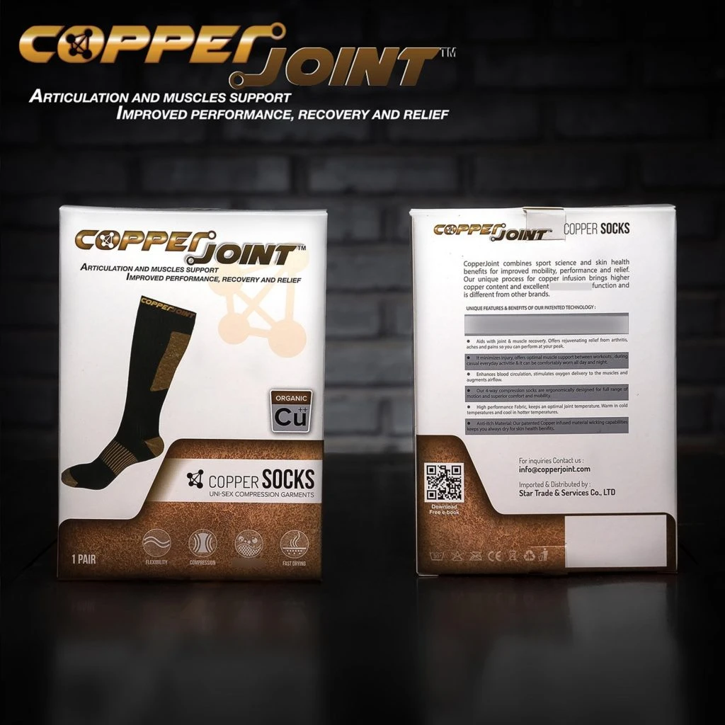 Best Compression Socks-CopperJoint Performance Compression Socks Package