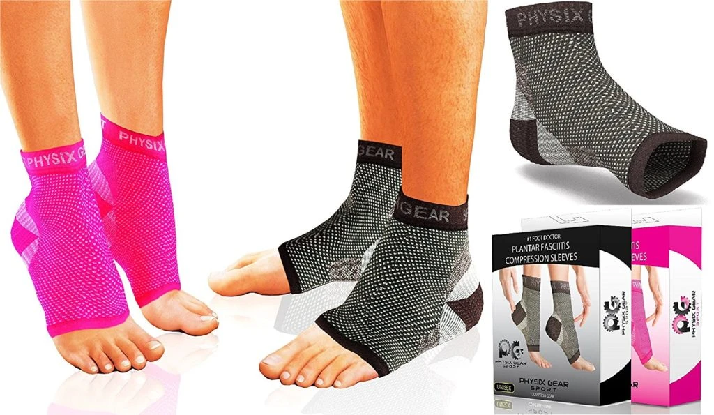Physix Gear Compression Sleeve for Plantar Fasciitis