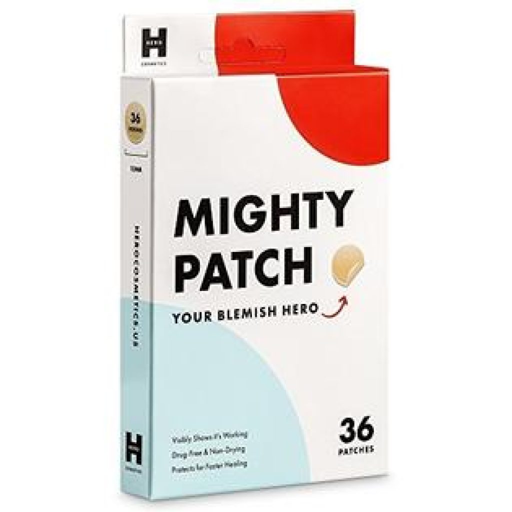 Mighty Patch Original - Hydrocolloid Acne Pimple Patch Spot Treatment (36 Count) For Face, Vegan, Cruelty-Free 