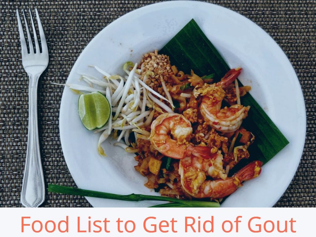 food to get rid of gout